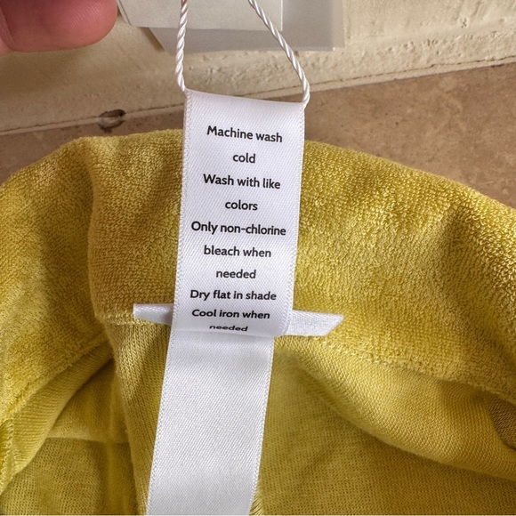 Andie Swim Yellow Short Sleeve Collar Button Up Shorts Romper Womens Size S - Picture 15 of 16